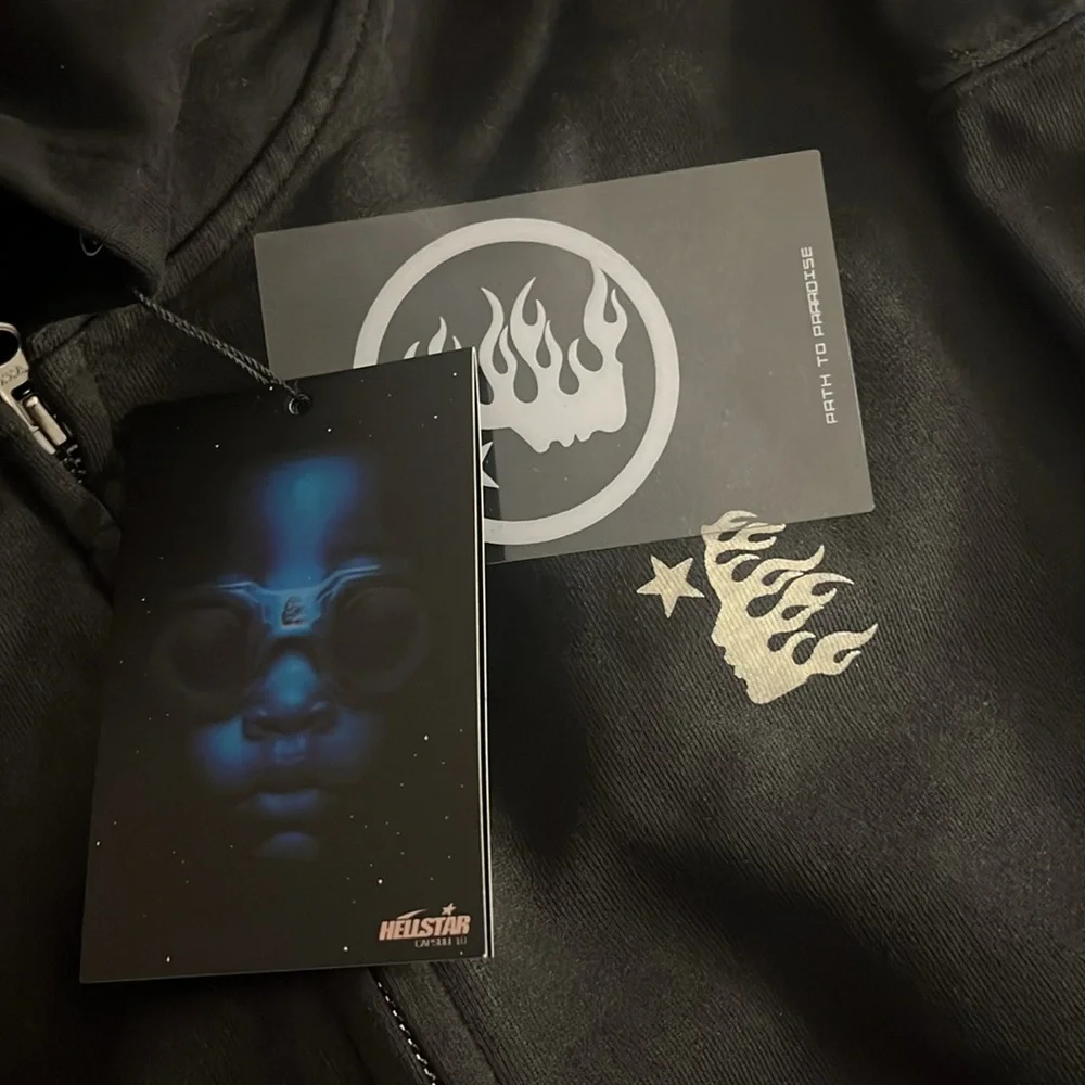 Hellstar hoodie black zip up - Picture 3 of 3